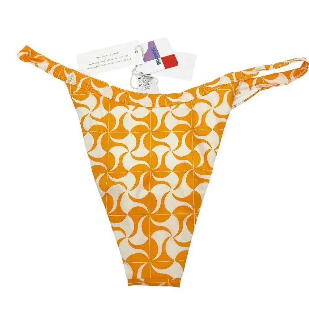 L*Space Camdyn High Cut Cheeky Bikini Bottoms Size XL NEW NWT